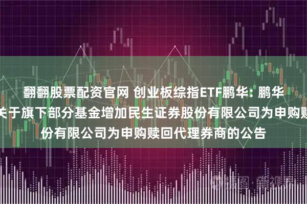 翻翻股票配资官网 创业板综指ETF鹏华: 鹏华基金管理有限公司关于旗下部分基金增加民生证券股份有限公司为申购赎回代理券商的公告